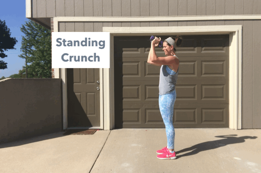 Workout Wednesday - Upper Body Standing Crunch - Workout Wednesday - Upper Body