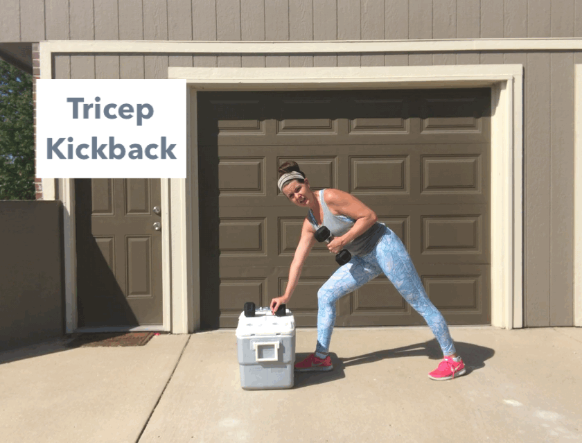 Workout Wednesday - Upper Body Tricep Kickback - Workout Wednesday - Upper Body