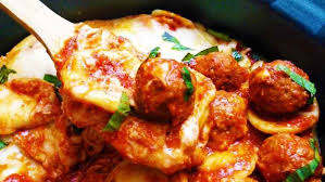 download 4 - Meatball and Cheese Baked Ravioli