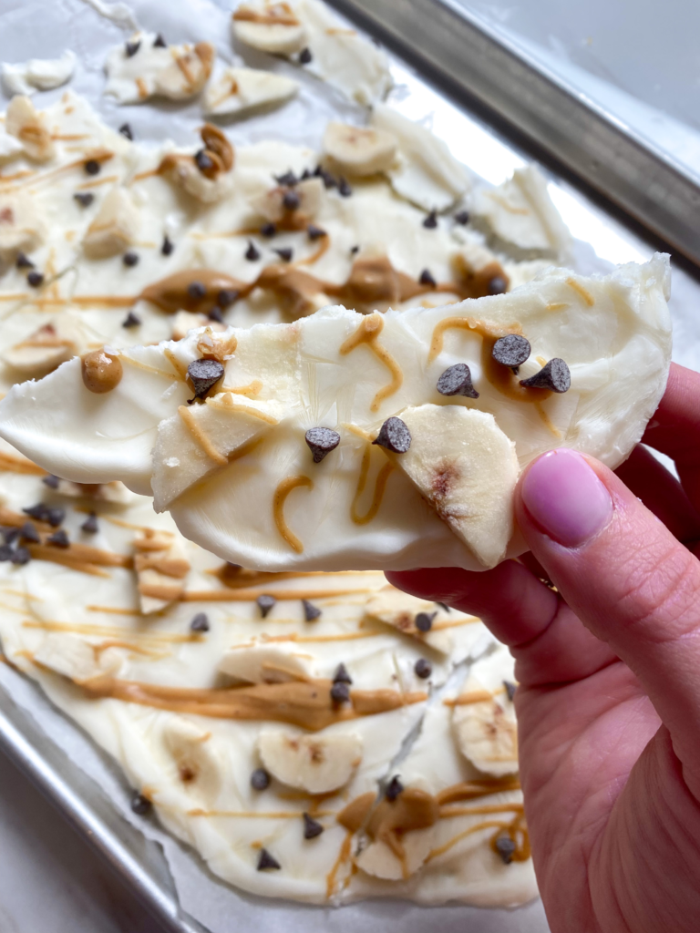 Low Carb Frozen Yogurt Bark Fit But Fun